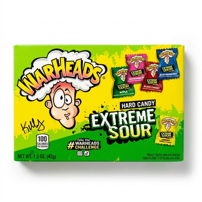 Warheads - Hartbonbons, extrem sauer, 42 Gramm