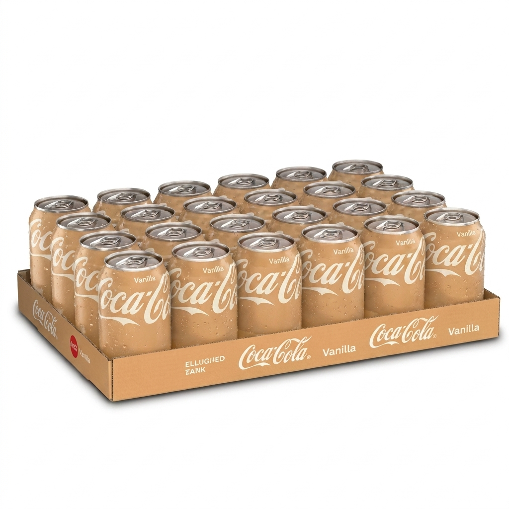 Coca Cola - Vanille 330ml 24 Canettes (geen statiegeld)