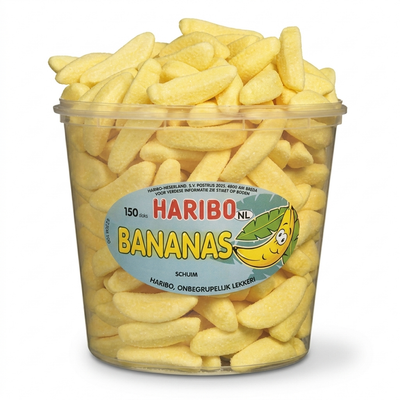 [DEAL] Haribo Silo Gesuikerde Banaantjes 150 Stuks 1050 Gram