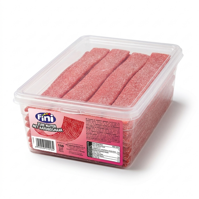 Fini - Zure Aardbeimatten 150 Stück