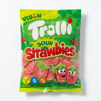 Trolli - Sour Strawbies 150 Gram