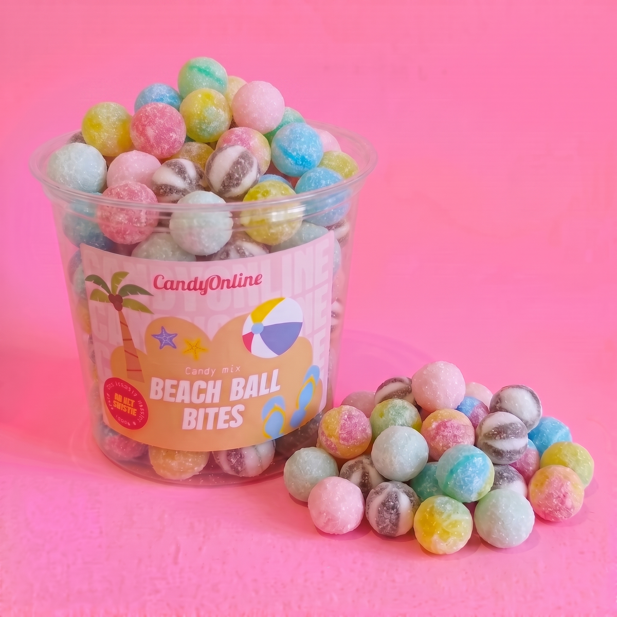 The Candy Box Co - Beach Ball Bites 500 Gram