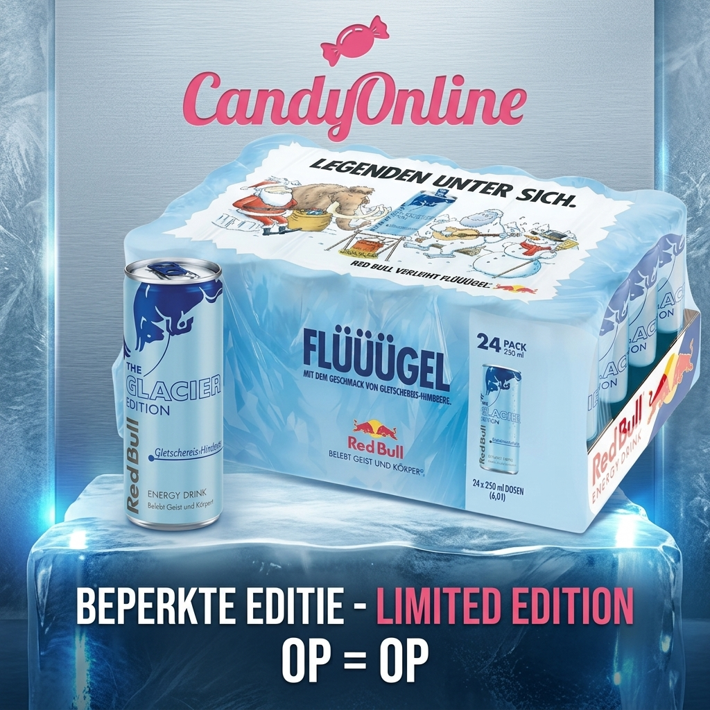 Red Bull - Glacier Edition Gletschereis-Himbeere 250ml 24 Blikjes ***PRE-ORDER***