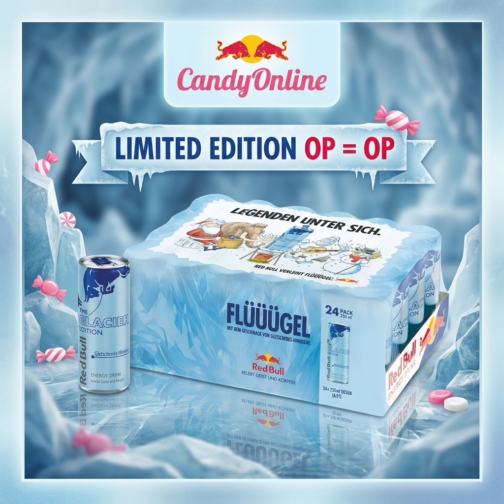 Red Bull - Glacier Edition Gletschereis-Himbeere 250ml 24 Blikjes ***PRE-ORDER***