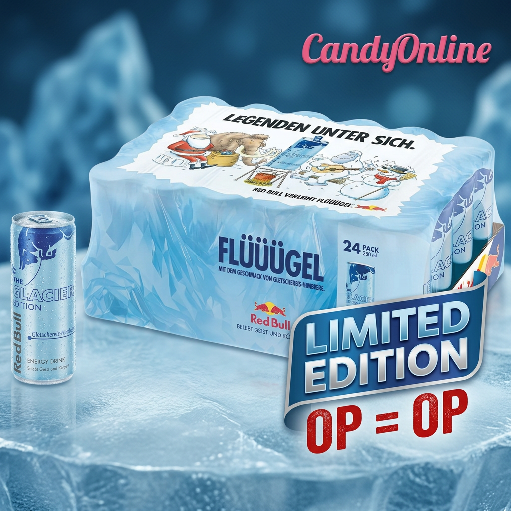 Red Bull - Glacier Edition Gletschereis-Himbeere 250ml 24 Blikjes ***PRE-ORDER***