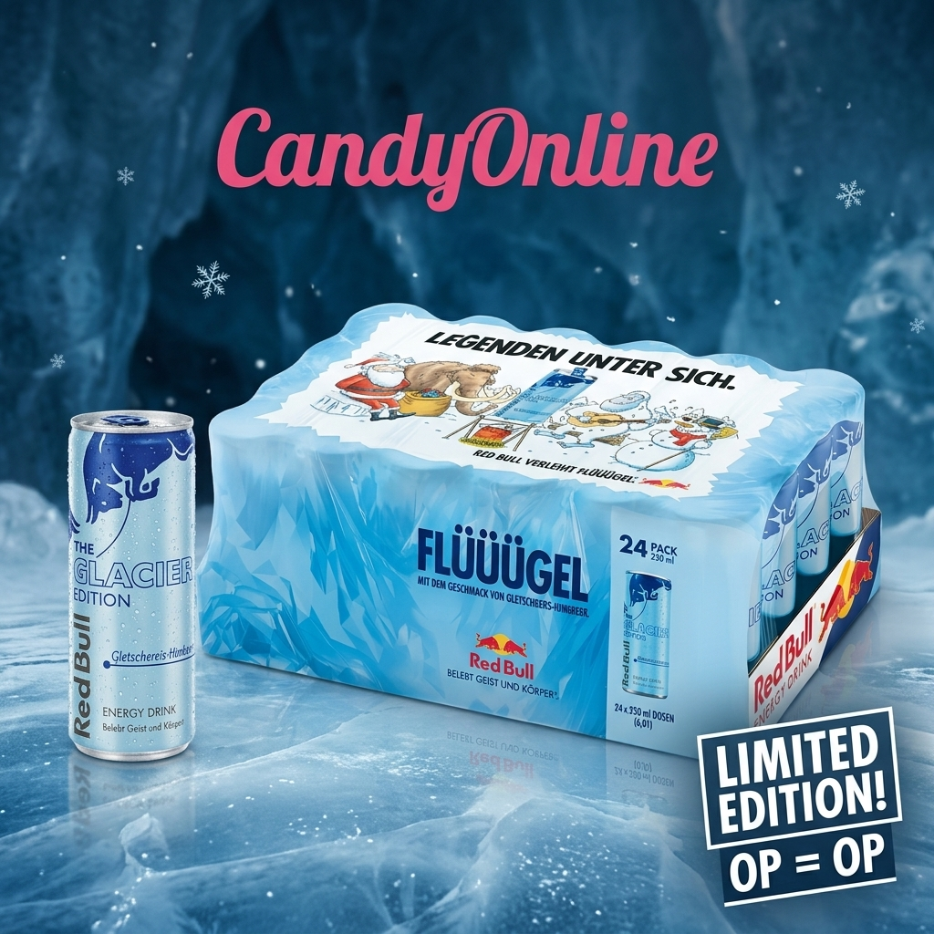 Red Bull - Glacier Edition Gletschereis-Himbeere 250ml 24 Blikjes ***PRE-ORDER***