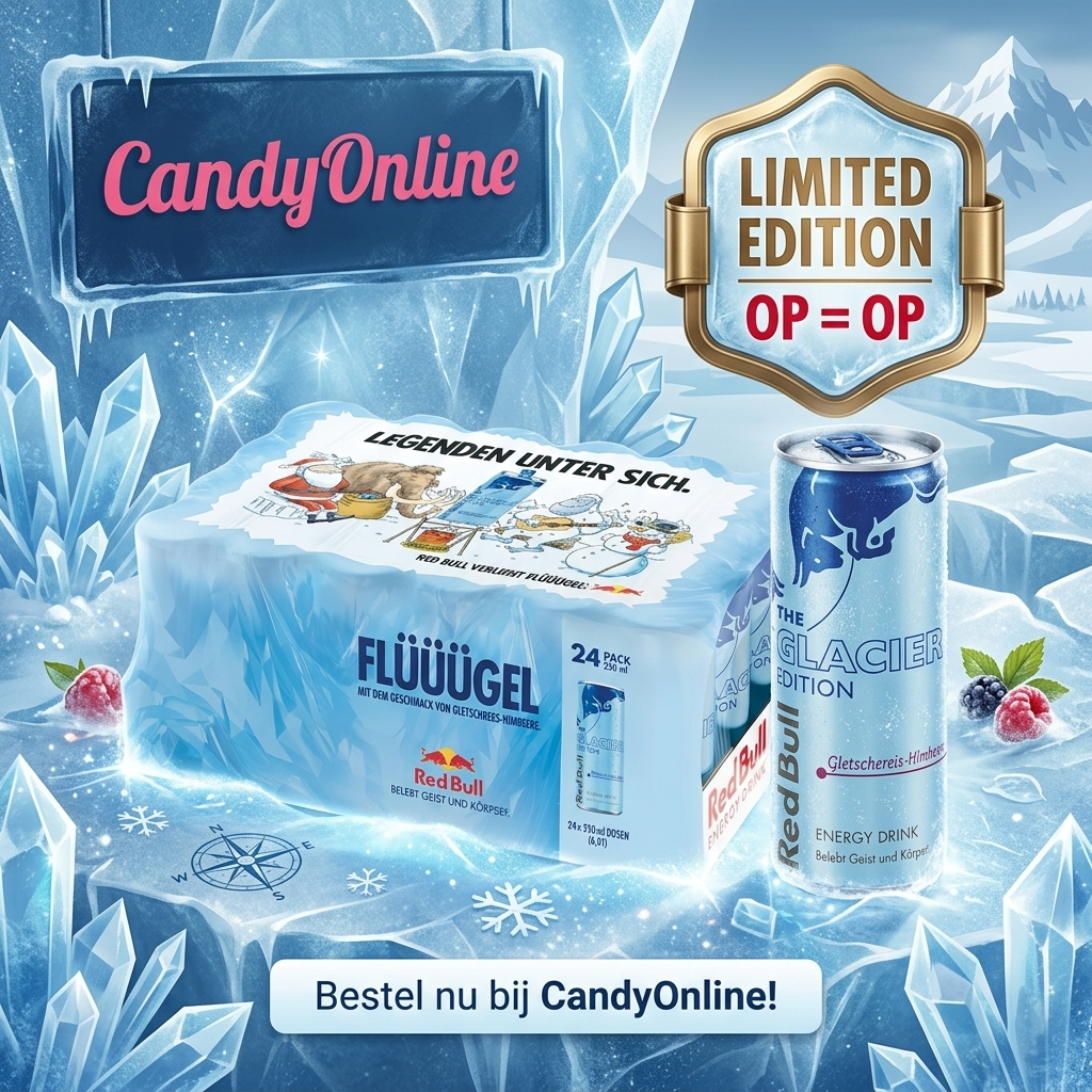 Red Bull - Glacier Edition Gletschereis-Himbeere 250ml 24 Blikjes ***PRE-ORDER***