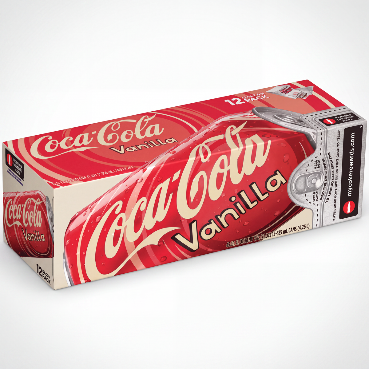 Coca Cola Vanilla 355ml 12 Blikjes