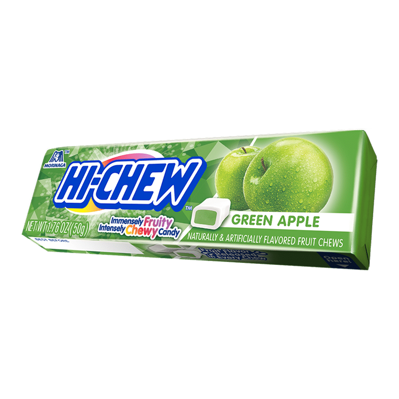 Hi-Chew - Fruchtkaubonbons Grüner Apfel 50 Gramm