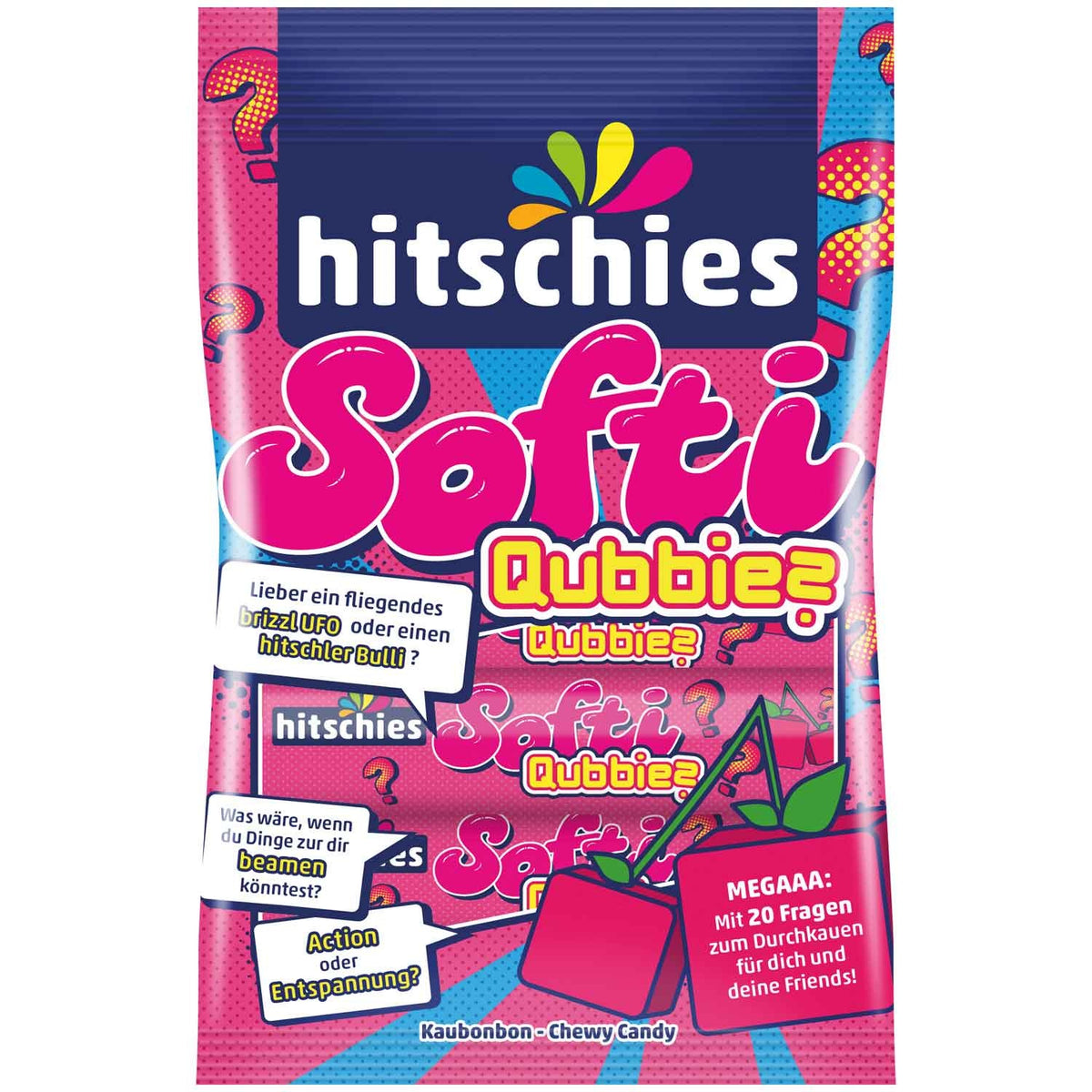 Hitschies - Softi Qubbies Cerises 4x20 Grammes
