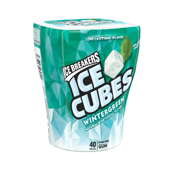 Ice Breakers - Ice Cubes Wintergreen zuckerfreier Kaugummi 92 Gramm