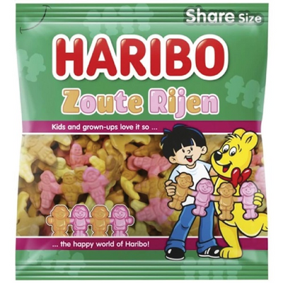Haribo - Rangées salées 175 grammes