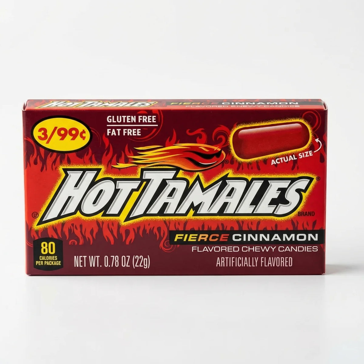 Hot Tamales - Fierce Cinnamon 22 Gram