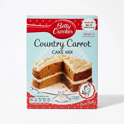 Betty Crocker - Country Carrot Cake Mix (UK Product)
