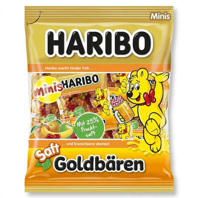 Haribo - Juice Gold Bears Mini 220 Gram