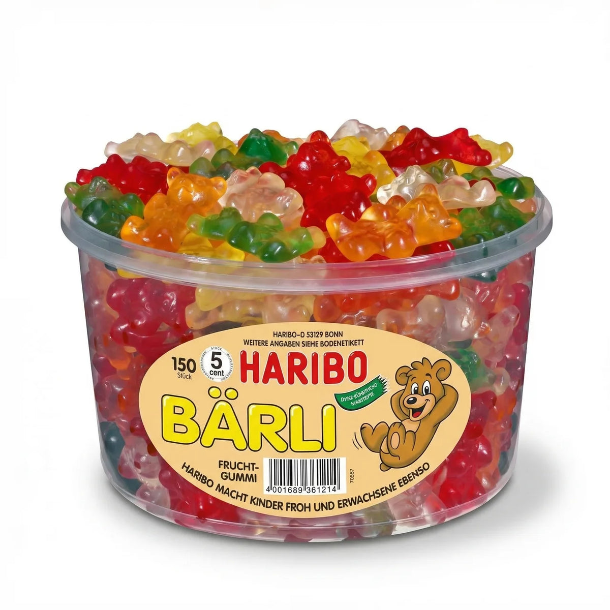 Haribo Silo Bärli 1200 Gram 150 Stuks (import)