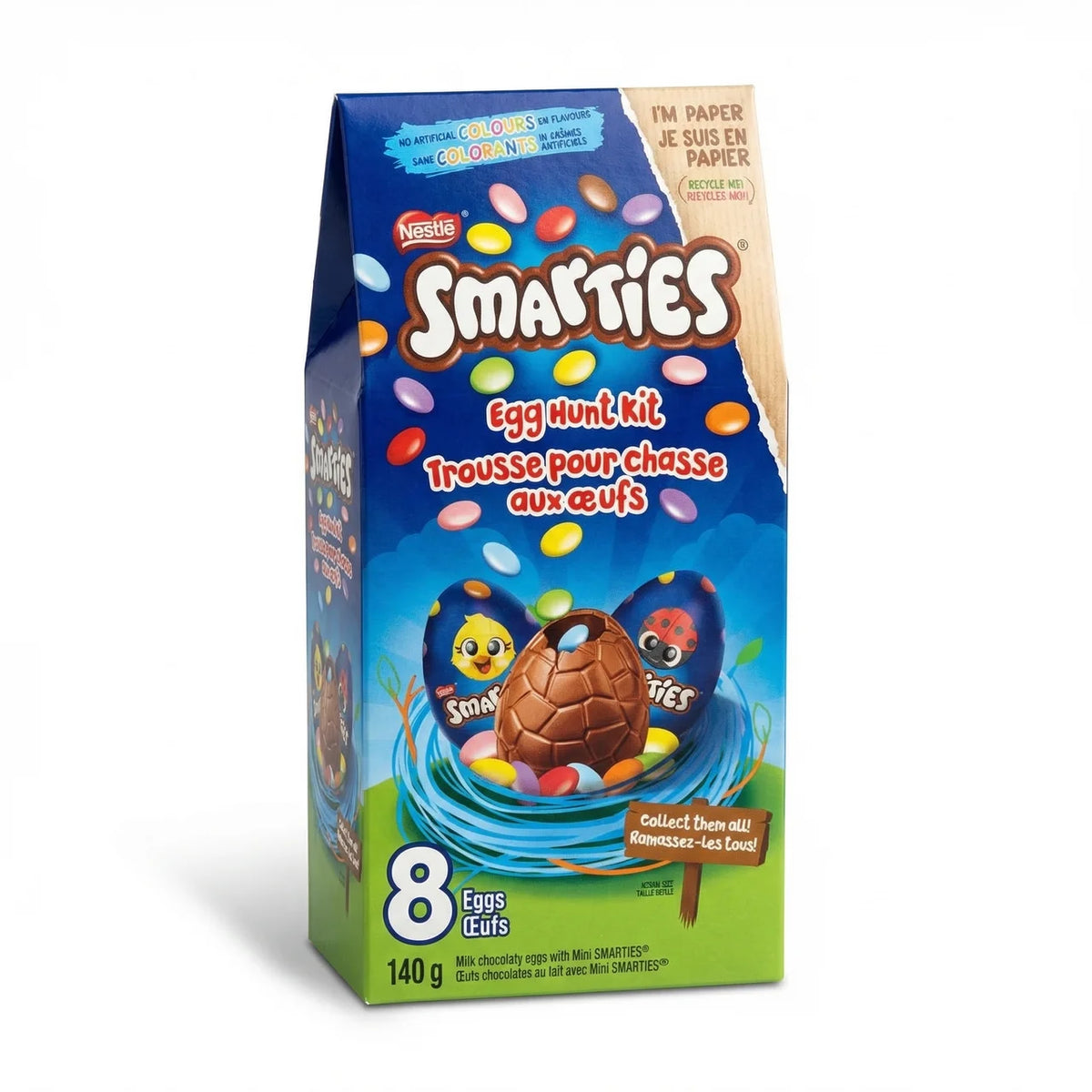 Nestlé - Smarties Chasse aux œufs, paquet de 140 grammes