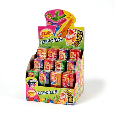 Candyman Flic 'N Lic Lollie 24 Stuks