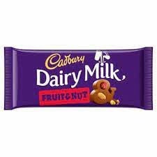 Cadbury - Dairy Milk Fruit & Nut 180 Gramm