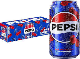 Pepsi - Wild Cherry 355ml 12 Blikjes ***THT 29-12-2025***