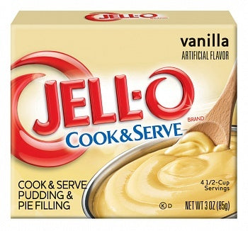 Jell-O - Koch- und Servier-Dessertmischung Vanille 85 Gramm