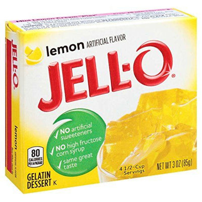 Jell-O - Zitronengelatine 85 Gramm