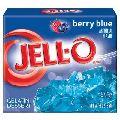 Jell-O - Gelée bleue aux baies 85 grammes