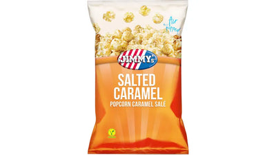 Jimmy's - Popcorn Salted Karamel 80 Gram 12 Stück
