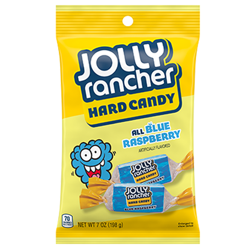 Jolly Rancher - Blaue Himbeerbonbons, 198 Gramm