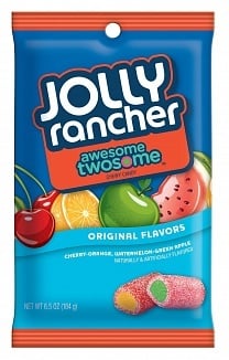 Jolly Rancher - Bonbons à mâcher Awesome Twosome 184 grammes