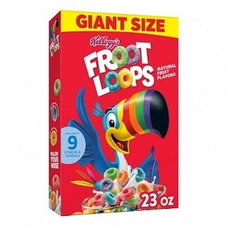 Kellogg's - Froot Loops Riesenpackung 652 Gramm