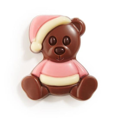 Geboorte Schokolade knuffelbeertjes Roze 10 Stück