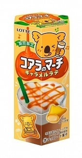 Lotte - Koala's No March Karamel Latte Cookies 48 Gram
