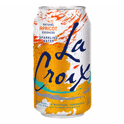 La Croix - Apricot Sparkling Water 355ml 12 Canettes