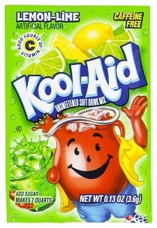 Kool-Aid - Zitrone-Limette 3,6 Gramm