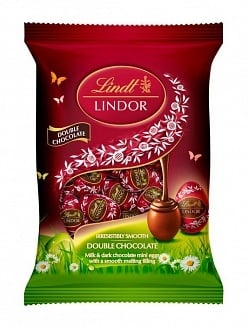 Lindor - Mini œufs double chocolat 80 grammes