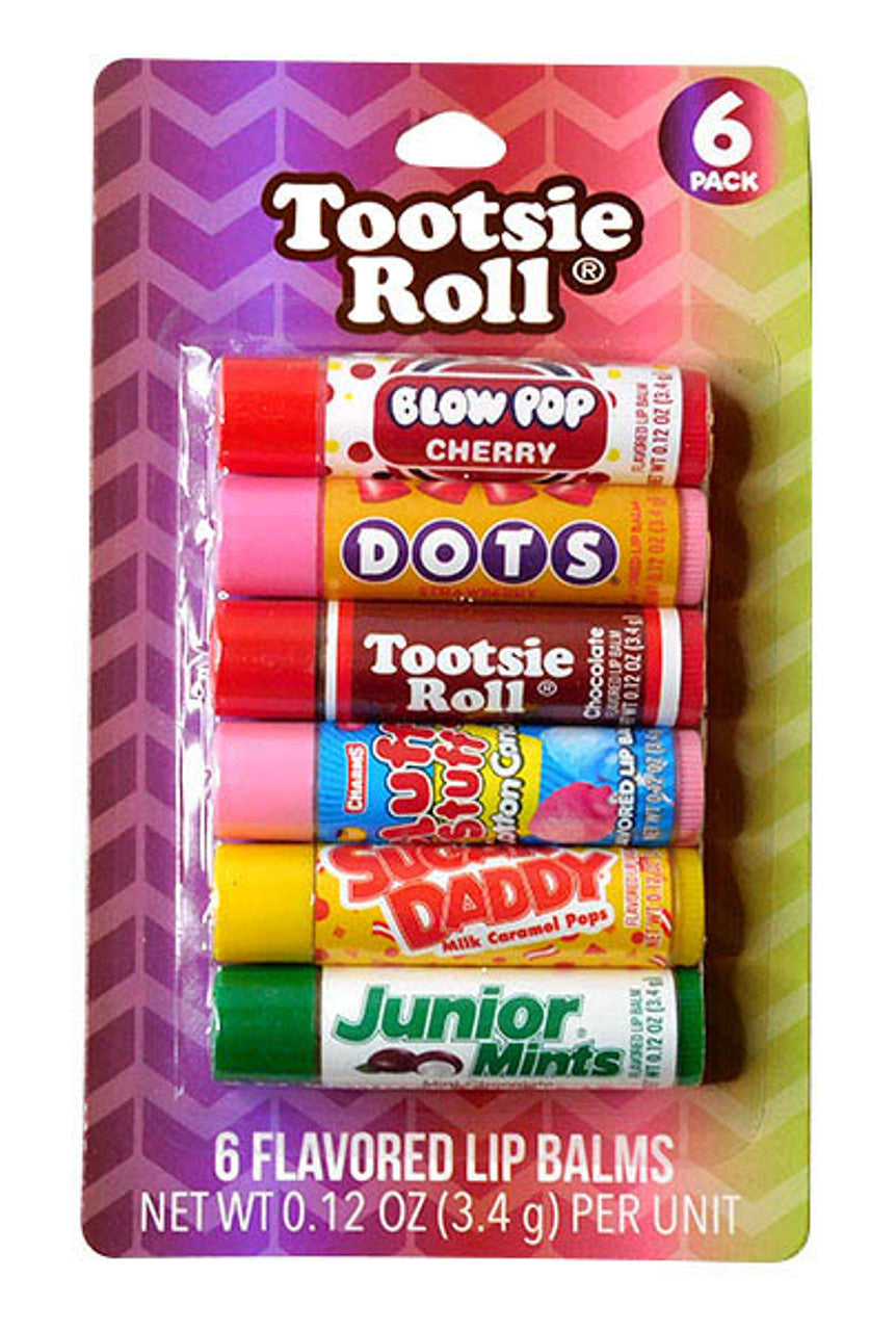 Tootsie Roll - Lot de 6 baumes à lèvres