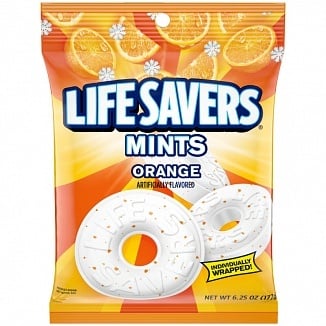 Bonbons Lifesavers - Menthes Orange 177 grammes