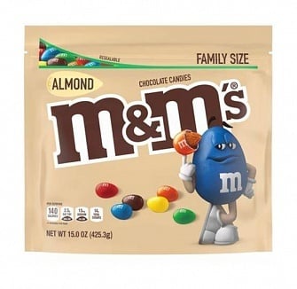 M&M's - Mandel, Familienpackung 425 Gramm