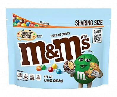 M&M's - Knusprige Kekse, Portionsgröße 210 Gramm
