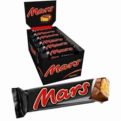 Mars - 51 Gram 24 Stück (import)