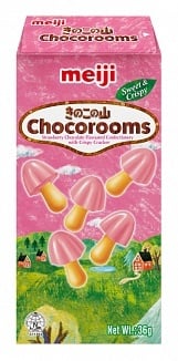 Meiji - Chocorooms Fraise 36 grammes