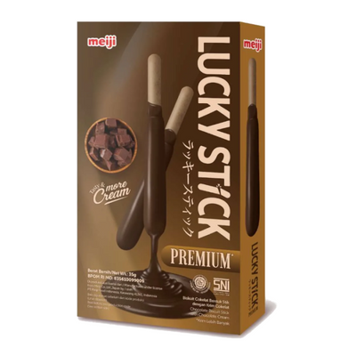 Meiji - Bâtonnet porte-bonheur Chocolat Premium 35 grammes