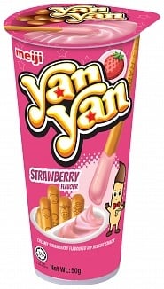 Meiji - Yan Yan Erdbeere 50 Gramm