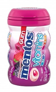 Mentos - Kaugummi-Vitamine Beere 100 Gramm