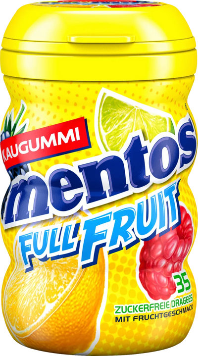 Mentos - Fruchtgummi Curvy Dose 70 Gramm