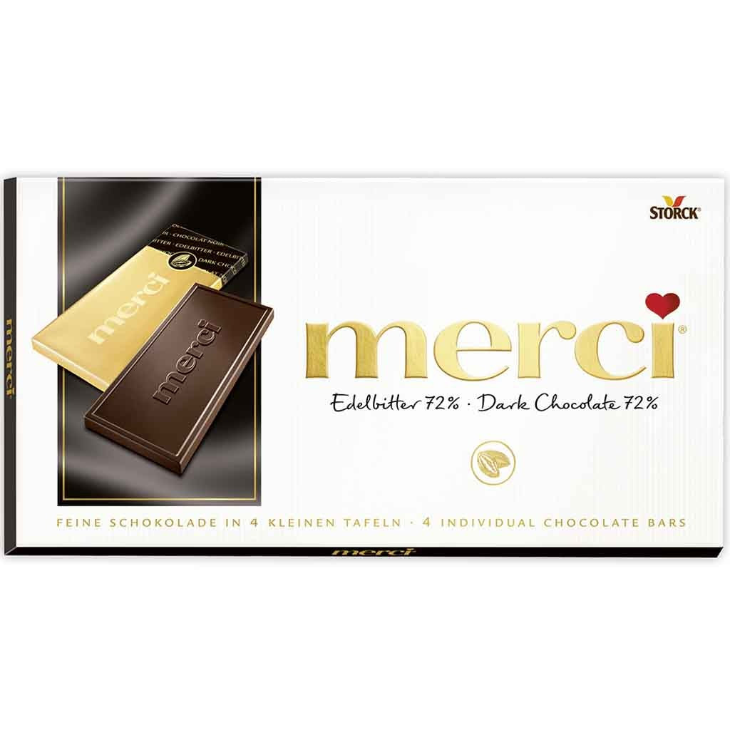 Merci - 72% Pure Chocolat 100 Gram