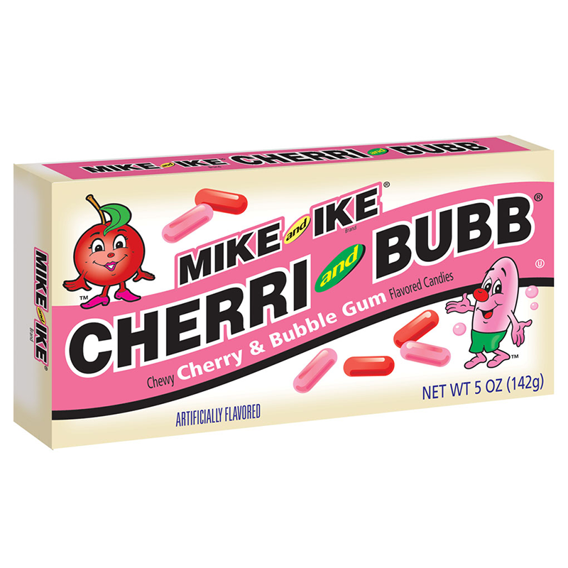 Mike & Ike - Limited Edition Cherri and Bubb Retro Theatre Box 141 Gram