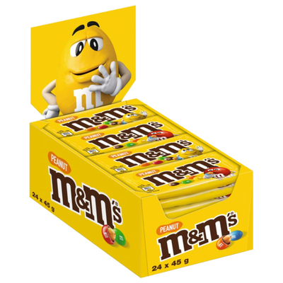 M&Ms - Peanut 45 Gram 24 Pièces (import)