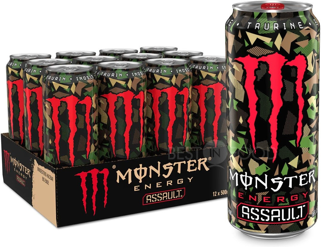 Monster - Assault 500ml 12 Canettes